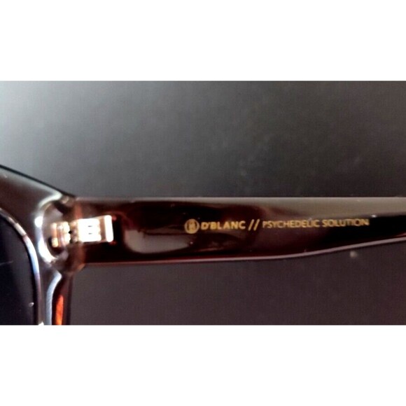 D,BLANC Italy Sunglasses Psychedelic Solution A11 Gradient Transcalent 50-19-140 - Picture 8 of 13